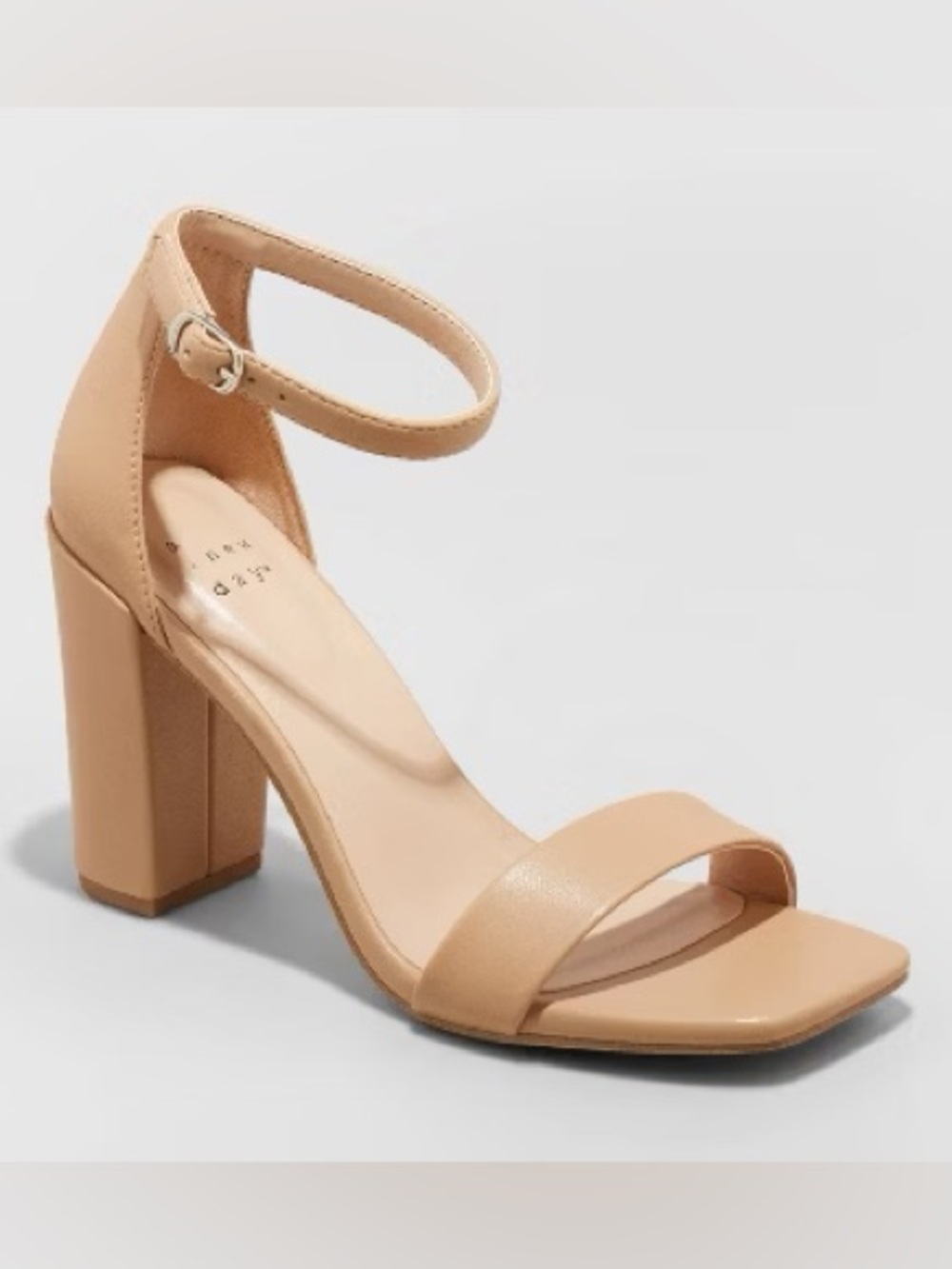 Ankle-Strap Block Heel Sandal